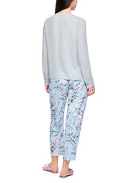 Marc Cain Casual blouse with concealed buttoning in Microchip AC 51.26 W90