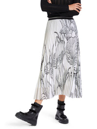 MarcCain Pleated "Rethink Together" Print Skirt VC 71.20 W76
