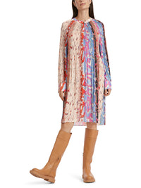 MarcCain "Rethink Together" Pleated Dress VC 21.14 W41