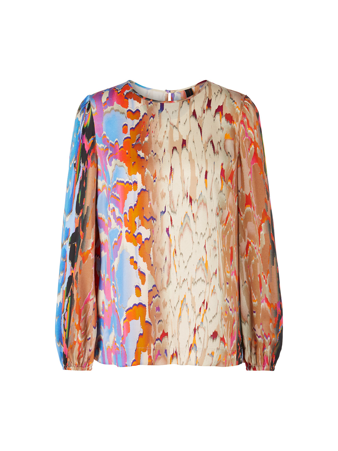 MarcCain Colourful silk blouse VC 51.08 W38 – Bacio Collection