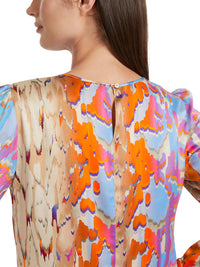 MarcCain Colourful silk blouse VC 51.08 W38