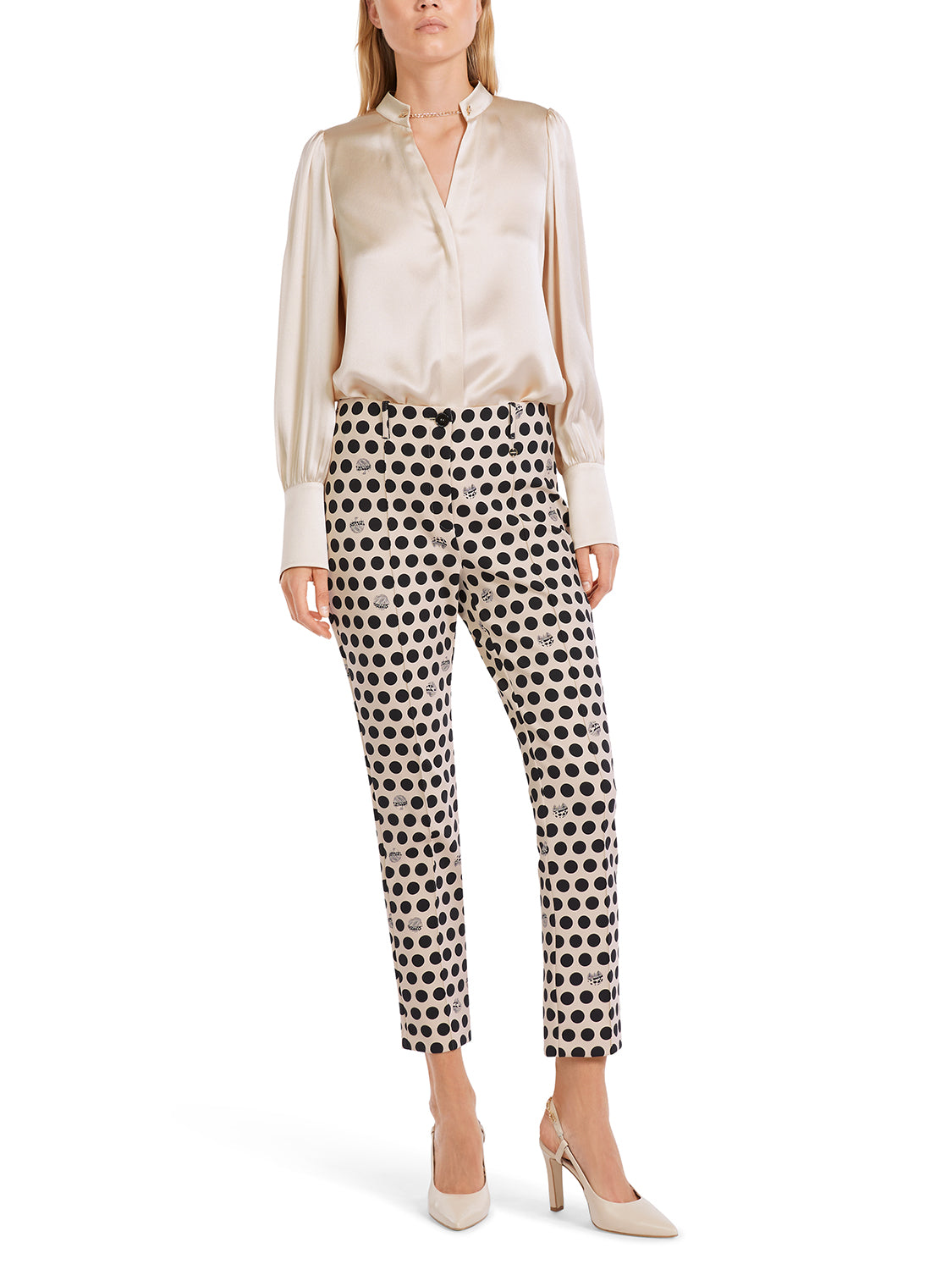 MarcCain Circles Print Stretch Pants VC 81.11 J39