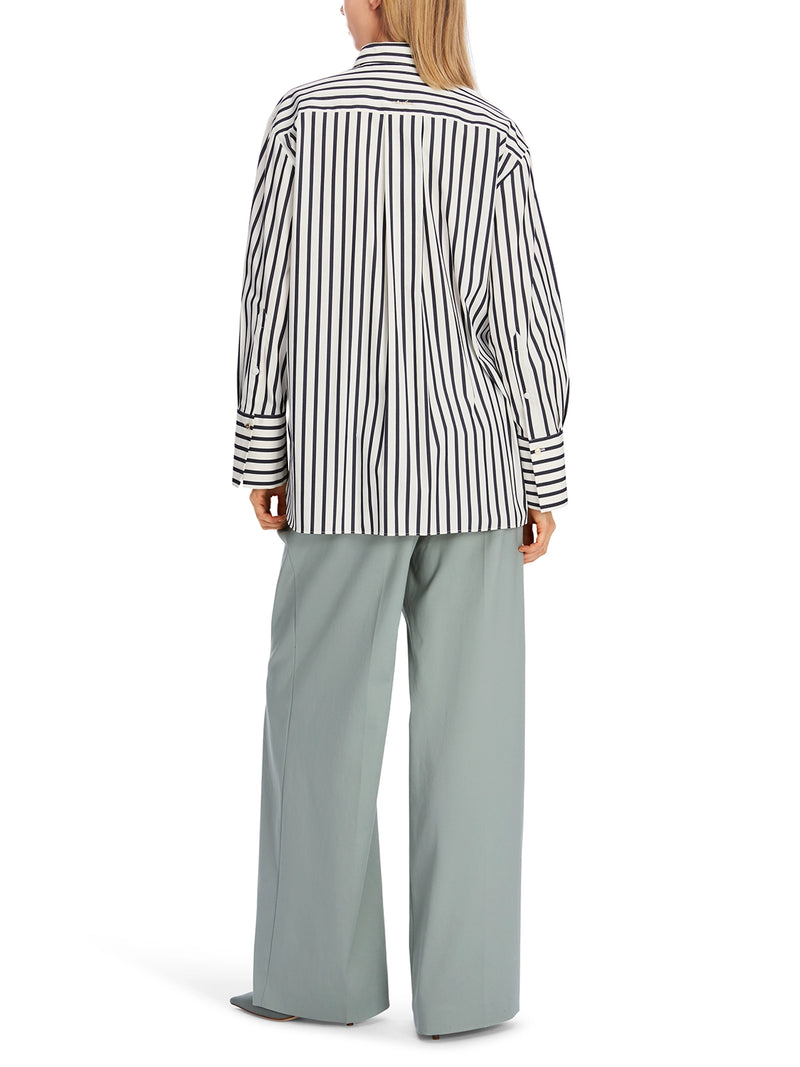 MarcCain Striped blouse with rhinestones XC 51.13 W28