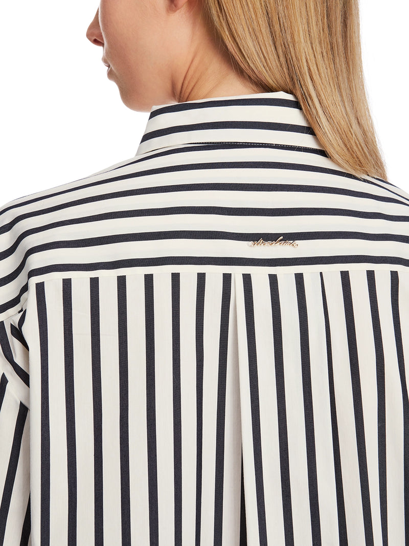 MarcCain Striped blouse with rhinestones XC 51.13 W28