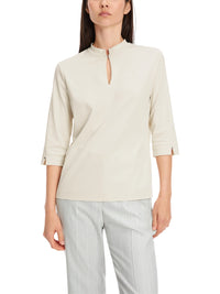 MarcCain Elegant T-Shirt with Stand-Up Collar XC 48.49 J14