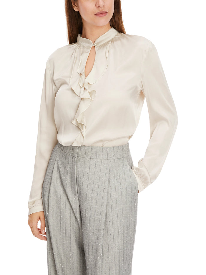 MarcCain Elegant Blouse with Flounce XC 51.34 W78