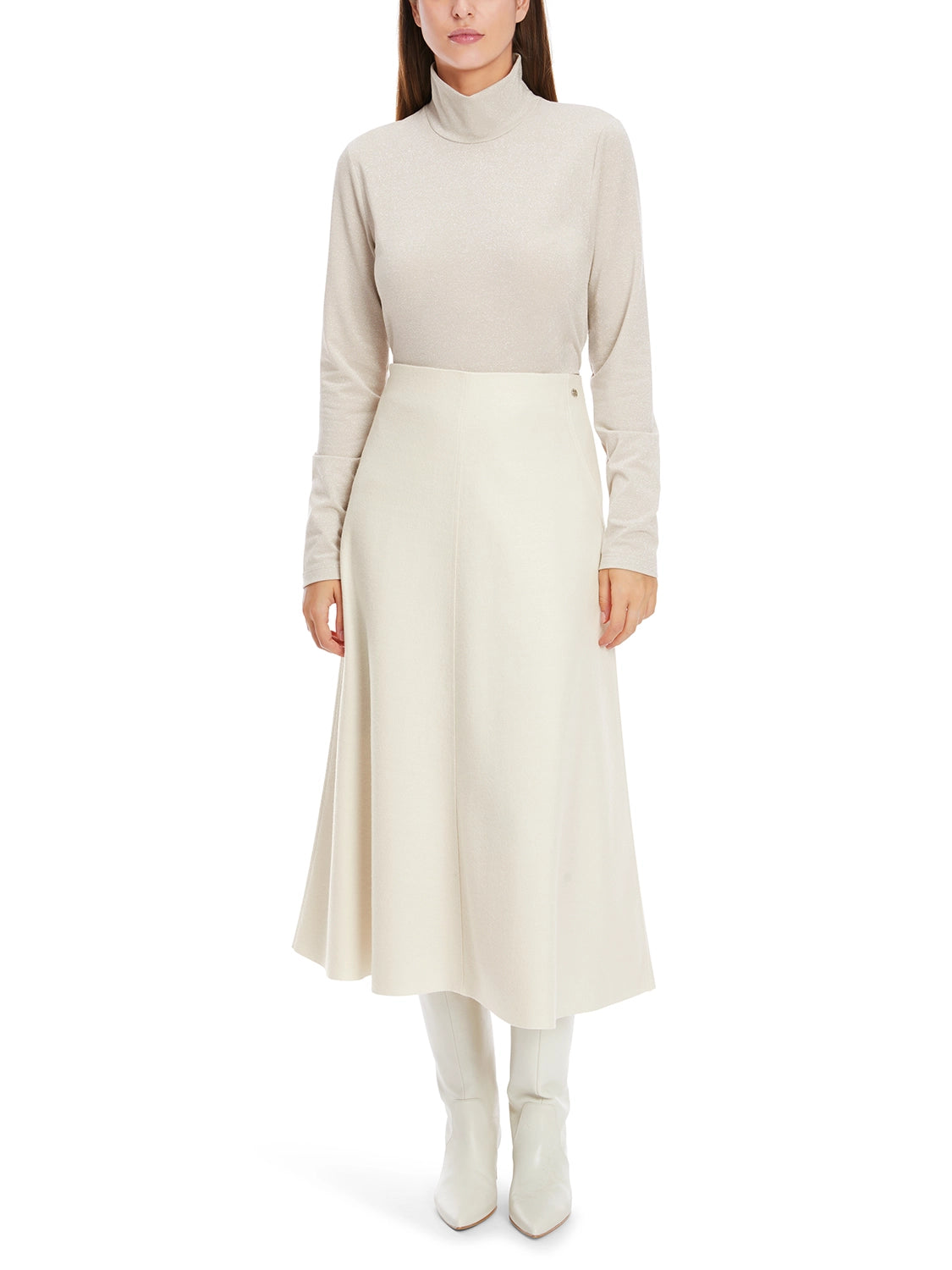 Marc Cain Pure Wool Skirt Knitted in Germany XC 71.36 J60