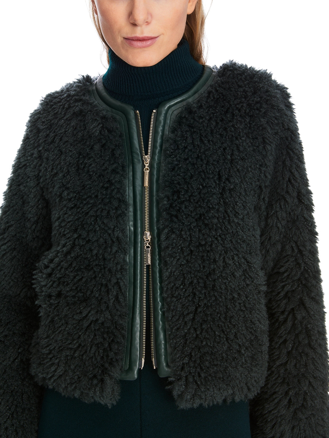 MarcCain Outdoor jacket in fun fur XC 12.01 W63