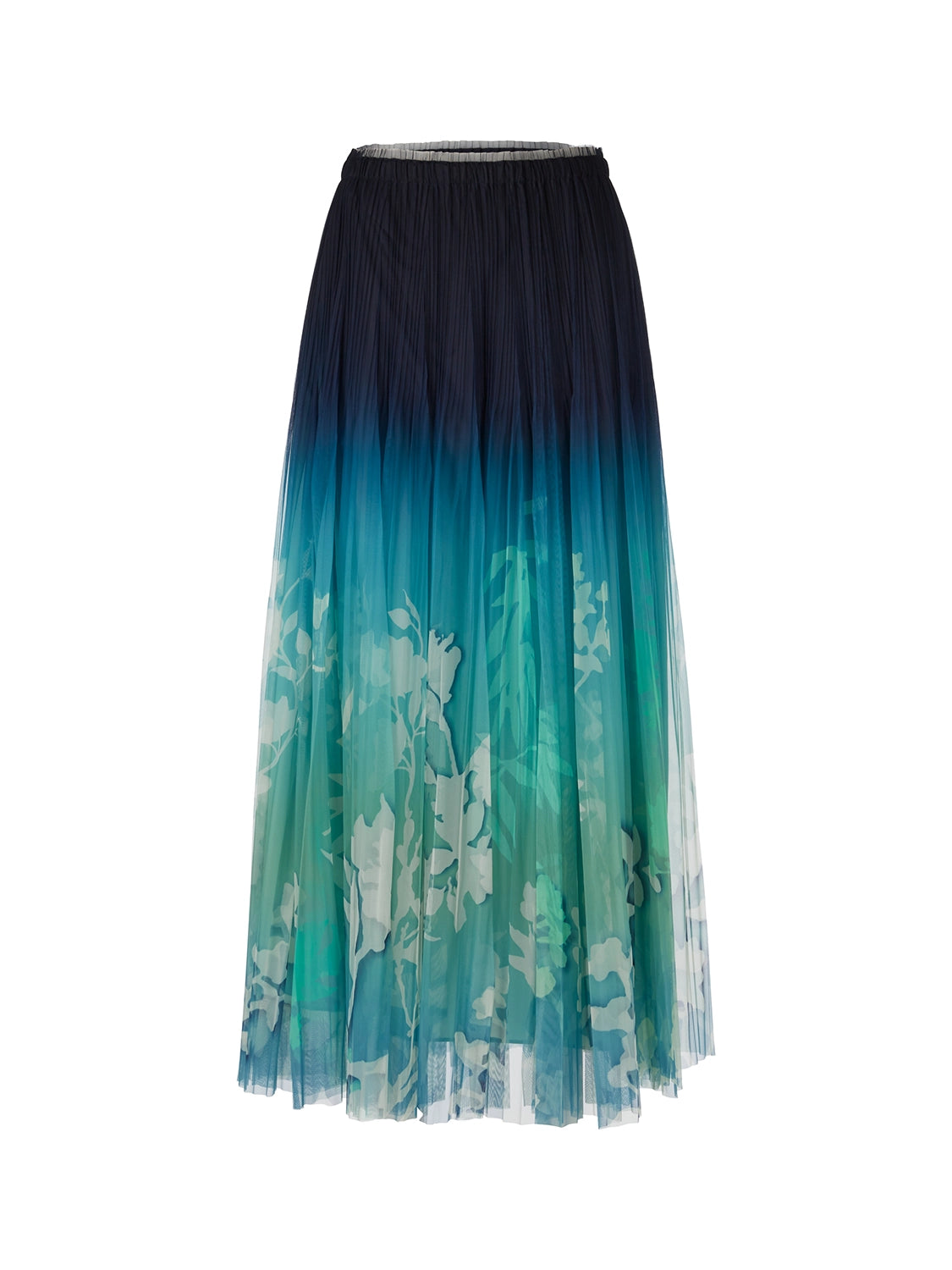 MarcCain Printed Mesh Long Skirt XC 71.07 W34