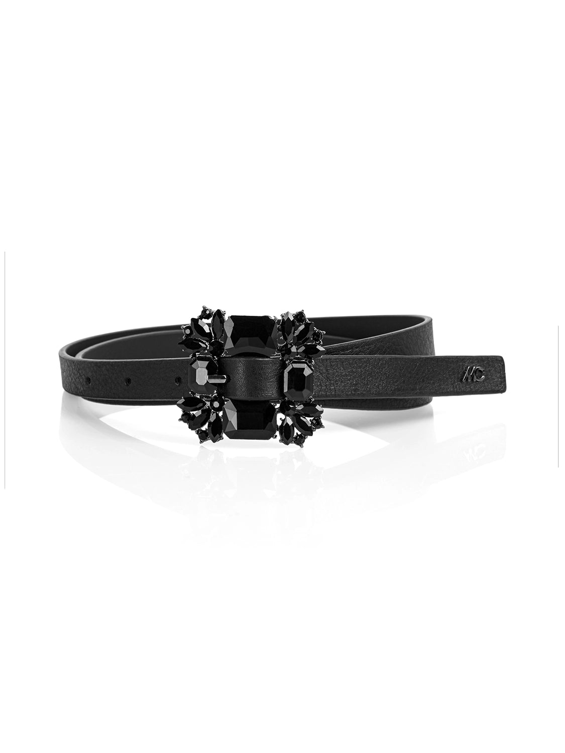 MarcCain Waist belt with glitter buckle XC G1.06 L45