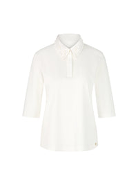 Marc Cain Polo shirt with decorative pearls ZC 53.01 J57 - Pre-Order November Delivery