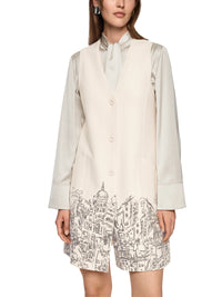 Marc Cain Knitted in Germany boiled wool dress in Smoke ZC 21.29 J29