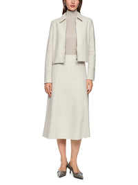 Marc Cain Knitted in Germany new wool jacket in Smoke ZC 31.12 J30