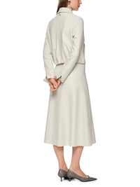 Marc Cain Knitted in Germany new wool jacket in Smoke ZC 31.12 J30