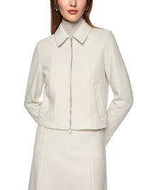 Marc Cain Knitted in Germany new wool jacket in Smoke ZC 31.12 J30