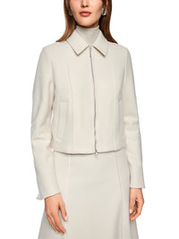 Marc Cain Knitted in Germany new wool jacket in Smoke ZC 31.12 J30