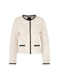 Marc Cain Knitted in Germany new wool cardigan in Smoke ZC 39.16 M45