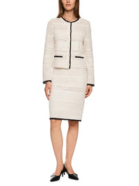 Marc Cain Knitted in Germany new wool cardigan in Smoke ZC 39.16 M45