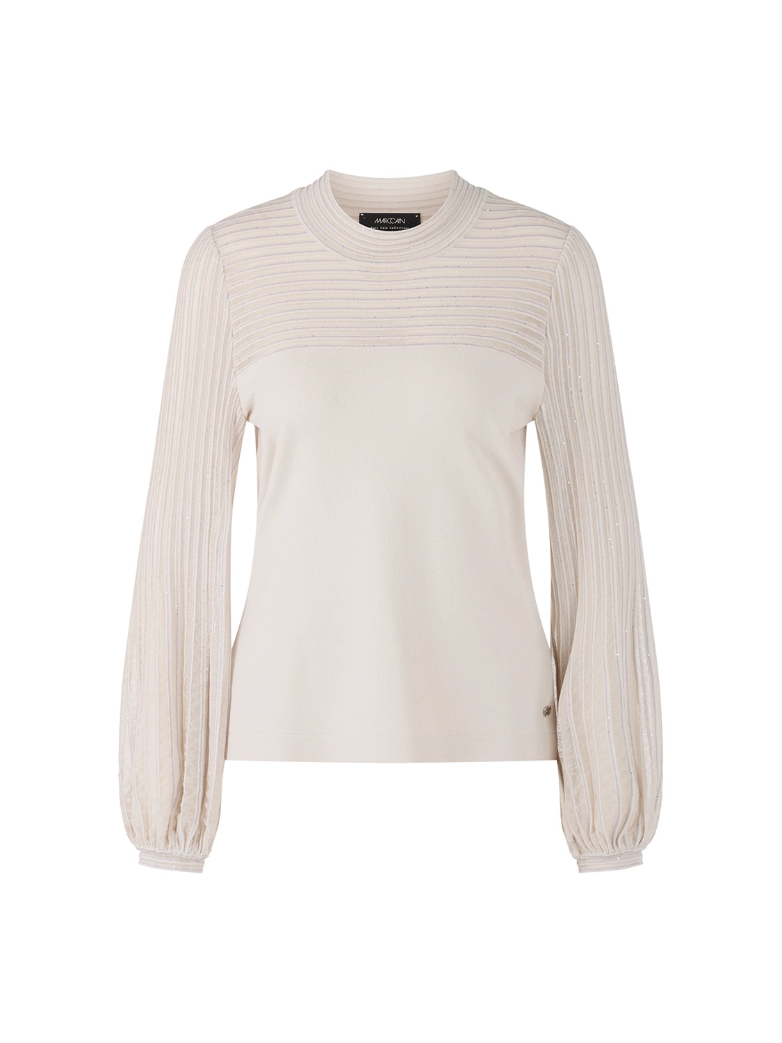 Marc Cain Knitted in Germany fine knit jumper in Smoke ZC 41.51 M49