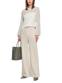 Marc Cain Knitted in Germany fine knit jumper in Smoke ZC 41.51 M49