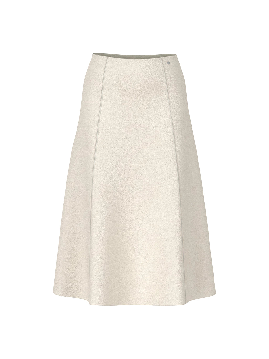 Marc Cain Knitted in Germany boiled wool skirt in Smoke ZC 71.19 J30