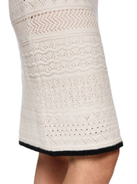 Marc Cain Knitted in Germany ajour skirt in Smoke ZC 71.27 M45