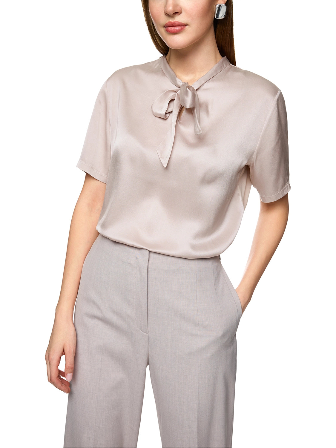 Marc Cain Blouse shirt with bow ZC 55.01 J15 - Pre-Order November Delivery