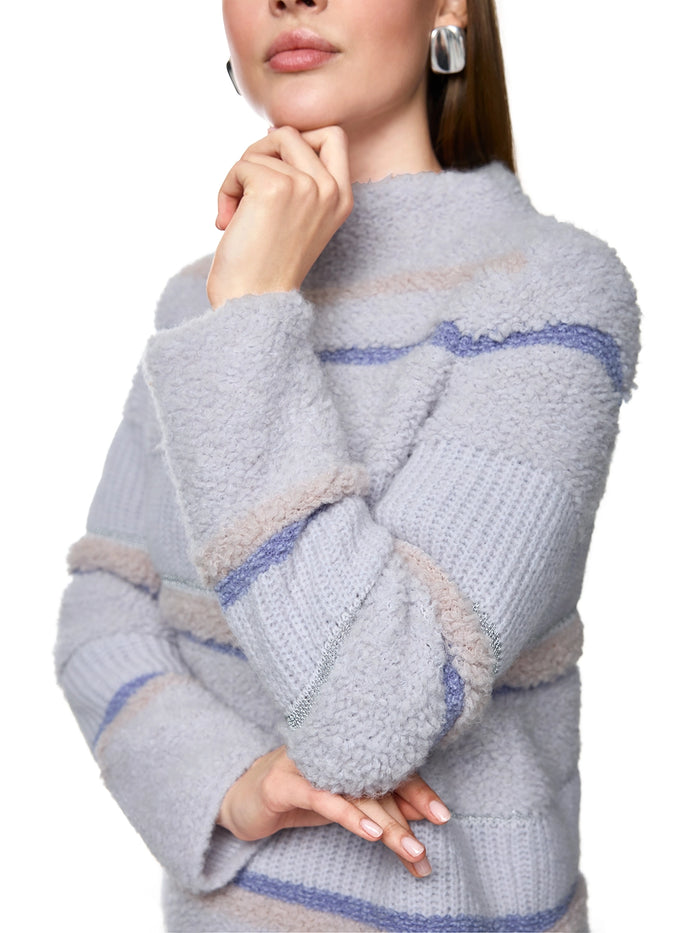 Marc Cain Knitted in Germany striped sweater ZC 41.14 M06 - Pre-Order November Delivery