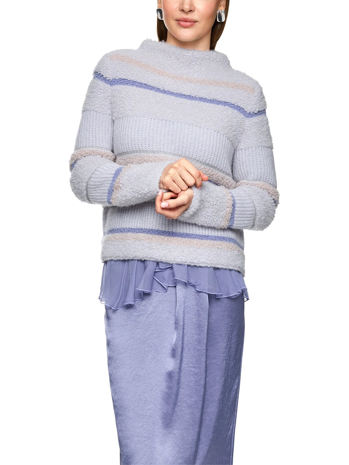 Marc Cain Knitted in Germany striped sweater ZC 41.14 M06 - Pre-Order November Delivery