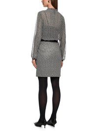 Marc Cain Semi-transparent blouse with ruffles ZC 51.22 W97