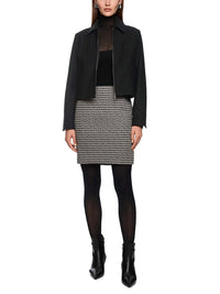 Marc Cain Knitted in Germany new wool jacket in Black ZC 31.12 J30