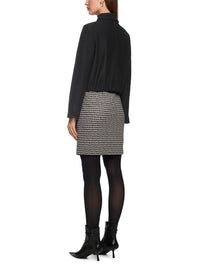 Marc Cain Knitted in Germany new wool jacket in Black ZC 31.12 J30