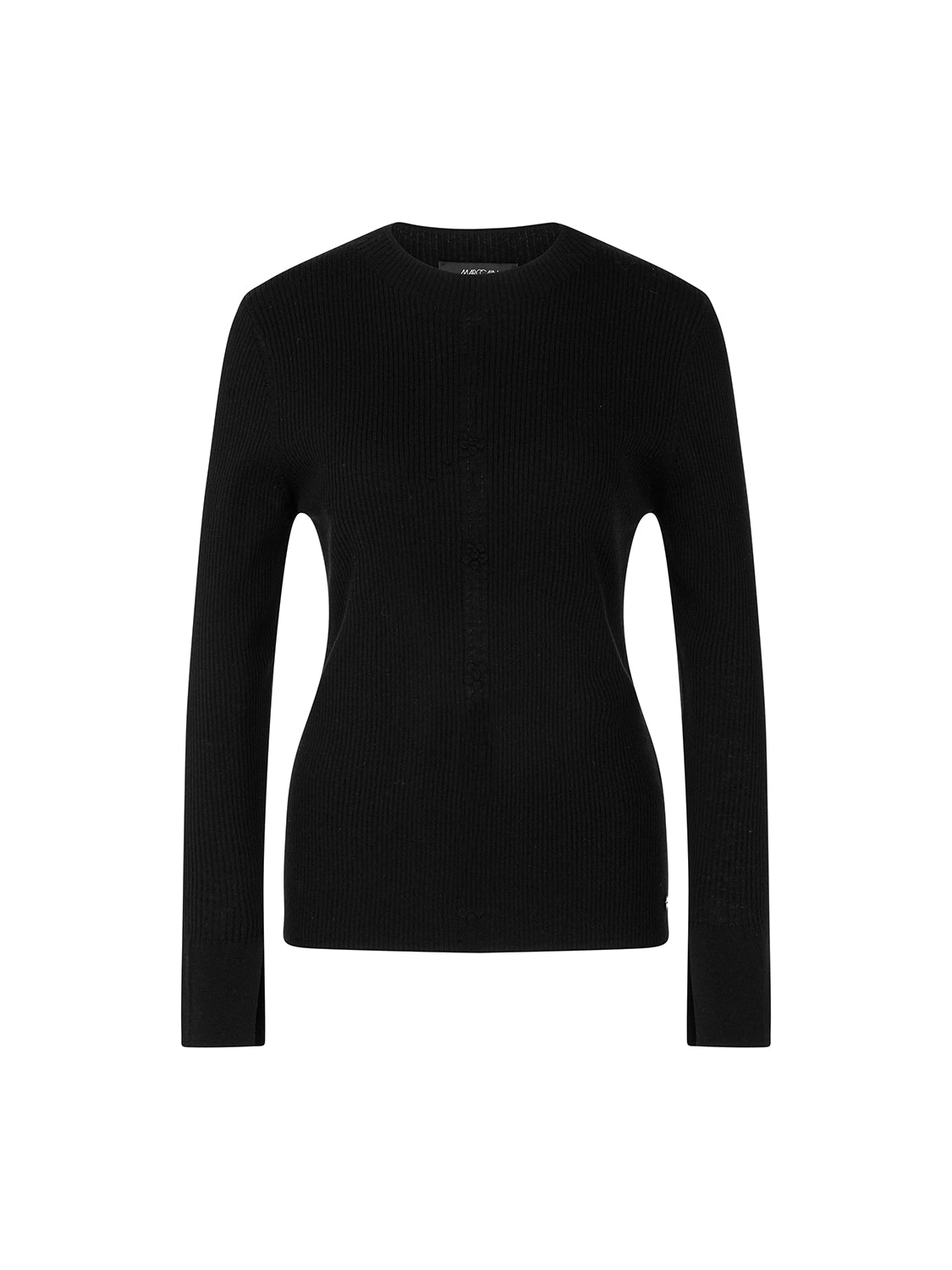 Marc Cain Elegant long-sleeved floral detail top ZC 41.19 M53 - Pre-Order November Delivery
