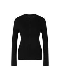 Marc Cain Elegant long-sleeved floral detail top ZC 41.19 M53 - Pre-Order November Delivery