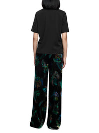 Marc Cain Shirt with silk trim in Black ZC 48.17 J15