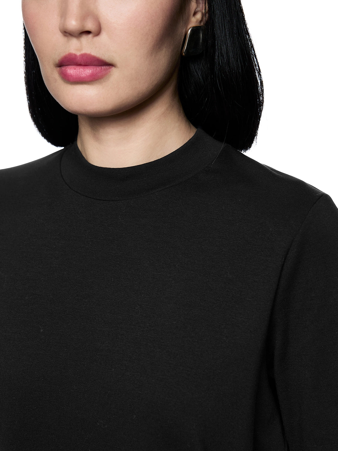 Marc Cain Shirt with silk trim in Black ZC 48.17 J15