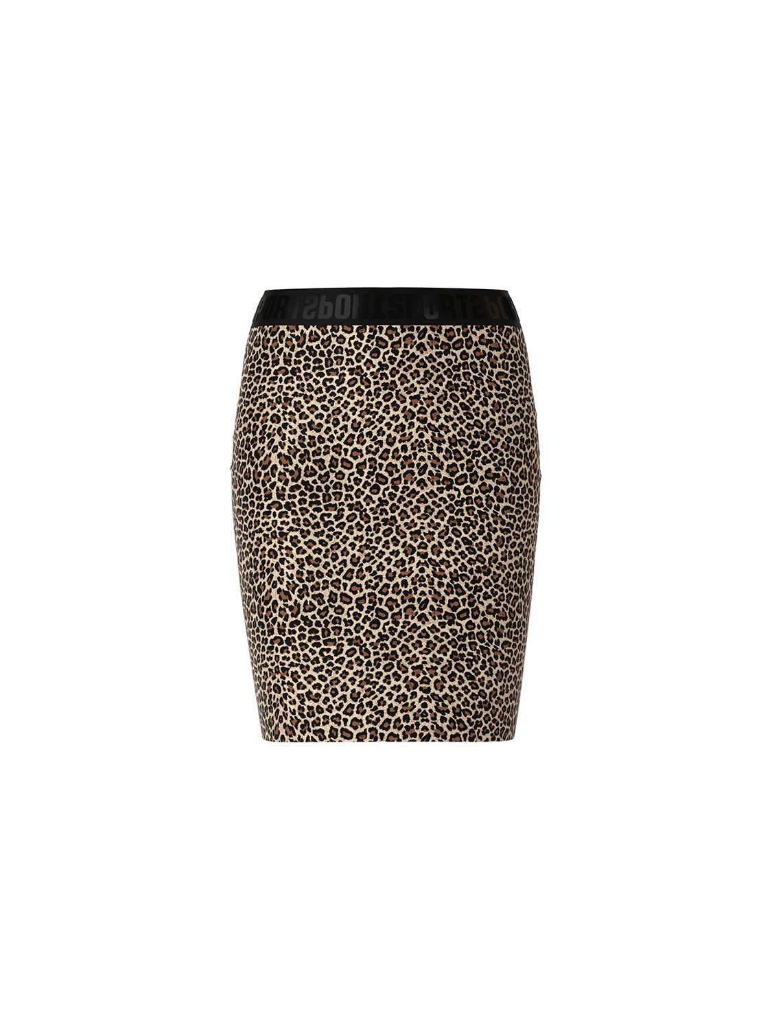 MarcCain Short Skirt with Leopard Print US7130J10