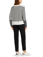MarcCain Sweater with Braid Stripes US4112M74