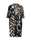 MarcCain "Rethink Together' Printed Dress US2106W40