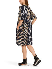 MarcCain "Rethink Together' Printed Dress US2106W40