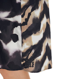 MarcCain "Rethink Together' Printed Dress US2106W40