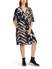 MarcCain "Rethink Together' Printed Dress US2106W40