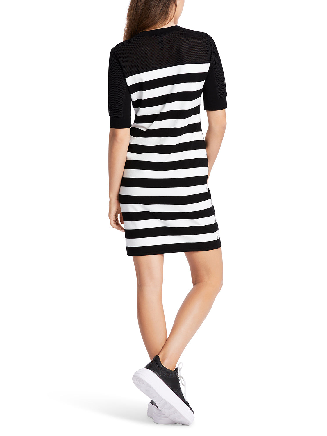 Marc Cain Dress With Block Stripe "Rethink Together" WS 21.11 M13