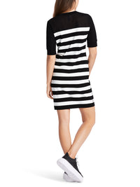Marc Cain Dress With Block Stripe "Rethink Together" WS 21.11 M13