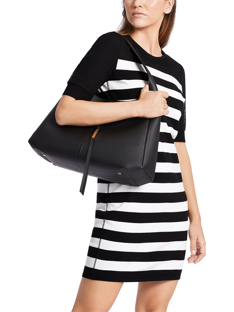 Marc Cain Dress With Block Stripe "Rethink Together" WS 21.11 M13