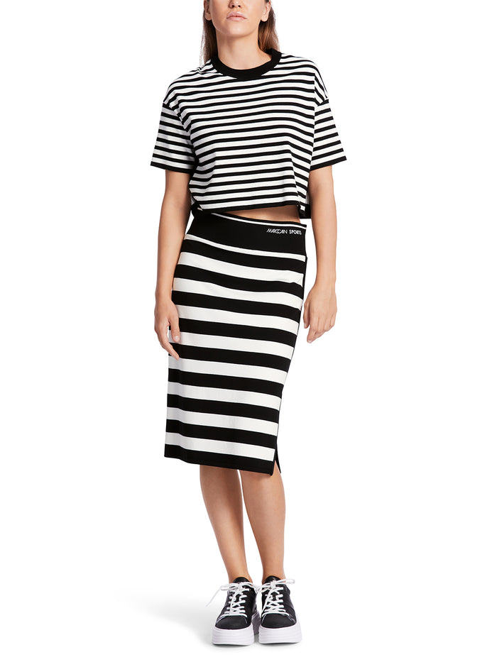Marc Cain Striped Skirt "Rethink Together" WS 71.03 M13 - Pre Order End of May Delivery