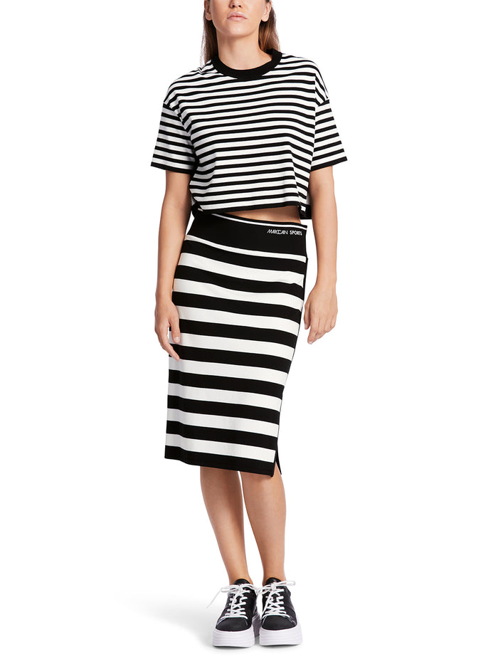 Marc Cain Striped Skirt "Rethink Together"  WS 71.03 M13