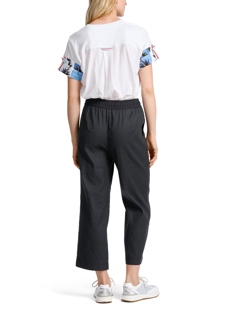 Marc Cain WUSU linen trousers WS 81.47 W03