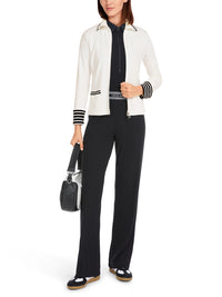 Marc Cain Light jacket in cotton rib YS 31.12 J55