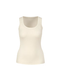 Marc Cain Sleeveless Top in Cotton Rib YS 61.25 J50